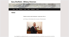 Desktop Screenshot of garysheffield-historian.com